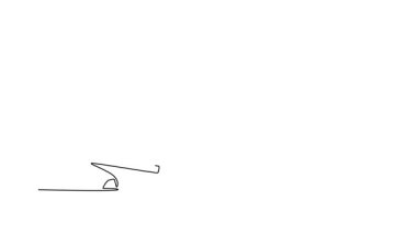 Tek çizgili kendi kendine çizim yapan kadın yüzücü başlangıç bloğunda havuza atlamaya hazırlanıyor. Yarışmaya odaklanmış ve hazır. Devamlı bir çizgi. Tam uzunluk canlandırması