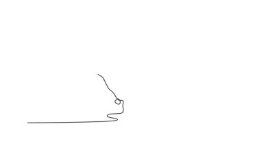 Kendi kendine çizim yapan tek çizgi. Çekici bir kadın takımı. Stadyum pistinde bayrak yarışında birlikte koşuyorlar. Rekabetçi bir yarışta barı tutan bir grup sporcu. Devamlı bir çizgi. Tam uzunluk canlandırması