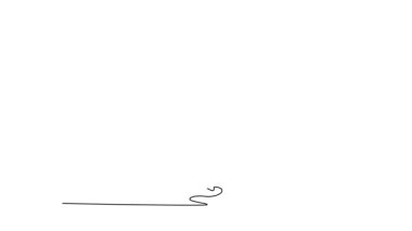 Animasyonlu kendini çizme durmaksızın geri çekiş kadın boksör boks ringinde savunma pozisyonu gösteriyor. Çekici güçlü kadın boks maçı için antrenman yapıyor. Tam uzunluktaki bir çizgi canlandırması