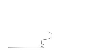 Sürekli kendini çizen hareketli vücut geliştirici ya da atletik adam gerilimde kaslarını gösteriyor. Spor, güç, vücut geliştirme, fiziksel güç. Tam uzunluktaki bir çizgi canlandırması