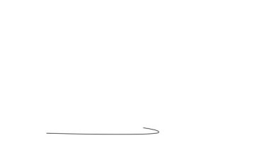 Sürekli kendini çizen hareketli hareketli esnek genç kız ritmik jimnastikçiyi kendine çek, kurdeleyle egzersiz yap. Spor, güzellik, rekabet, esneklik, aktiflik. Tam uzunluktaki tek çizgi canlandırması