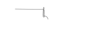 Sürekli kendini çizen hareketli erkek sporcu profesyonel spor salonundaki jimnastik halkalarında karmaşık numaralar yapıyor. Hareket, hareket, hareket, dinamik. Tam uzunluktaki bir çizgi canlandırması