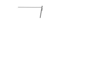 Sürekli kendini çizen animasyon, spor salonunda spor yapan erkek jimnastikçileri esnek ve aktif kılıyor. Spor giyimli formda bir erkek sporcu halkaların üzerinde denge kuruyor. Tam uzunluktaki bir çizgi canlandırması