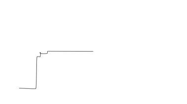 Tek çizgili animasyon, kadın jimnastikçinin dengesiz çubuklarda sallanıp zıplamasına uyuyor. Spor salonunda esnek kadın sporcu eğitimi. Sağlıklı bir yaşam tarzı. Devamlı çizgi çekme. Tam uzunluk canlandırması