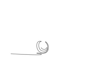 Motosiklet yarışçısının kendi kendine çizdiği animasyon zaferi bayrağıyla kutluyor. Süper bisiklet şampiyonasında yarışçı kazanan yarış. Tam uzunluktaki tek çizgi canlandırması