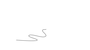 Tek çizgili animasyon BMX bisikleti süren, antrenman yapan, numaralar yapan genç bir adamı kendine çekiyor. Tehlikeli ve zor bir aktivite. Aktif yaşam tarzı, spor, aşırı. Devamlı bir çizgi. Tam uzunluk canlandırması