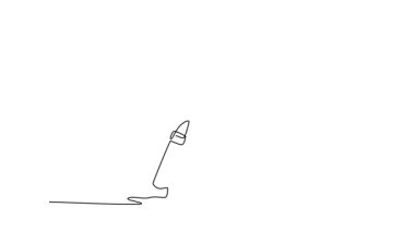 Sürekli çizim yapan, koruyucu giysili ve kasklı kriket oyuncusu dizinin üzerine çöküp atış yapıyor. Vurucu, maç yarışmasında topa vuruyor. Tam uzunluktaki tek çizgi canlandırması