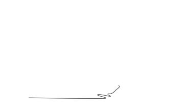 Düzenli maçlar için spor giyim sektöründe kriket oynayan aktif erkek kriket oyuncusunun hareketli çizimleri. Sporcu kriket topuna vuruyor. Tam uzunluktaki bir çizgi canlandırması