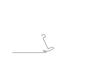 Animasyonlu kendini çizen çizgi aktif kriket vurucusunu profesyonel kriket stadyumuna çekiyor. Sağlıklı fitness antrenmanı ya da eğlenceli oyun oynayan odaklı oyuncu. Tam uzunluktaki bir çizgi canlandırması