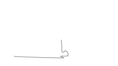 Animasyon çizimleri sürekli çizgi çizimi aktif kriket oyuncusunu profesyonel maçta teçhizat, kask ve beysbol sopasıyla çekiyor. Spor, performans ya da oyun. Tam uzunluktaki tek çizgi canlandırması