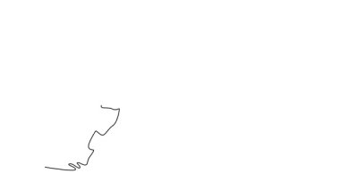 Devamlı çizim yapan kadın golfçü hareketini zarif bir hareketle tamamlayarak zarafeti, atletizmi ve sporun güzelliğini resmediyor. Tam uzunluktaki bir çizgi canlandırması