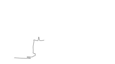 Ok ve yayla nişan alan animasyon genç adam. Okçuluk, odaklanma, hassasiyet ve beceri sporunu temsil ediyor. Okçuluk için konsantrasyon ve fiziksel form gerekiyor. Tam uzunluktaki canlandırma