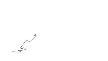 Sürekli çizim yapan bir eskrimci, folyosunu hazır vaziyette tutar. Stratejik hazırlığı ve yetenekli kılıç ustasının zarafetini sembolize ediyor. Tam uzunluktaki tek çizgi canlandırması