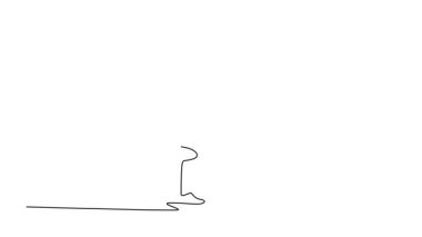 Sürekli kendini çizen iki eskrimci birbirine değen folyolarıyla gergin bir düello yapıyor. Stratejik savaş, yetenek ve zarif yüzleşmeyi sembolize ediyor. Tam uzunluktaki tek çizgi canlandırması