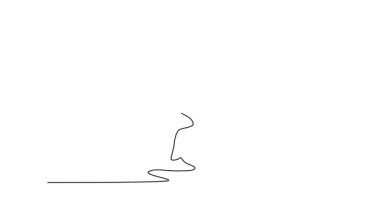 Kendi kendine çizim yapan iki eskrimci dinamik bir müsabakaya girişiyor. Rekabeti, stratejik savaşı ve heyecan verici sporu simgeliyor. Devamlı çizgi çekme. Tam uzunluk canlandırması