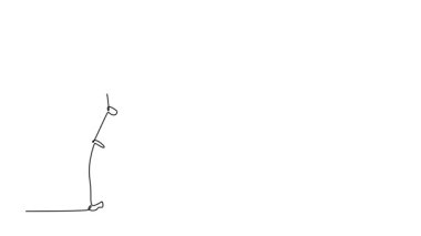 Sürekli kendini çizen animasyon güzel bir kadını yüksek savunma bloğu yapmaya itiyor. Nefsi müdafaayı, disiplini ve karatenin atletik sanatını simgeliyor. Tam uzunluktaki bir çizgi canlandırması