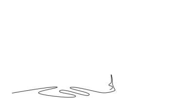 Devamlı halatın animasyon çizimleri aktif balıkçıların oltasını geniş bir kavisle çekmesine neden oluyor. Sıvı hareketi, yeteneği ve sporun zarif eylemini sembolize ediyor. Tam uzunluktaki tek çizgi canlandırması