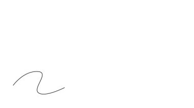 Tek çizginin kendi kendine çizimi bir kaykay logosu çizer, çekirdek ekipmanı, hareketi ve asi gençlik kültürünün kimliğini temsil eder. Devamlı çizgi çekme. Tam uzunluk canlandırması