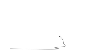 Sürekli çizim yapan iki büyük Sumo güreşçisini, kemerin kontrolü için birbirine şiddetle bastıran, öne doğru eğik, alt kısma kilitler. Tam uzunluktaki bir çizgi canlandırması