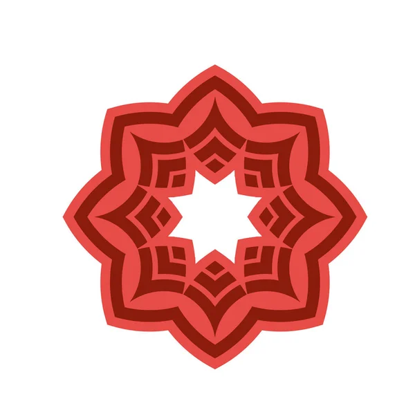 Mandala Geometrische Cirkel Patroon Keltische Doolhof Ornament Tribale Tatoeage — Stockvector