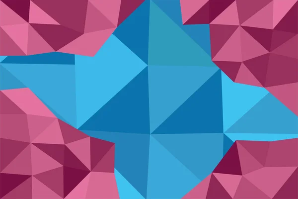 Abstract Background Various Lowpoly Facets Texture Color Collage Various Triangle — Stockvektor