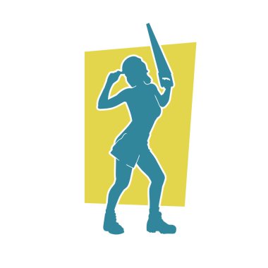 Demir testeresi taşıyan işçi kostümlü bir kadının silüeti. El testeresi ile poz veren işçi kıyafetli bir kadının silueti..