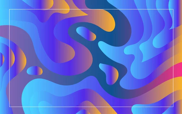 Abstraktní Pozadí Různými Zakřivenými Tvary Skvrn Textury Koláž Různých Tvarů — Stockový vektor