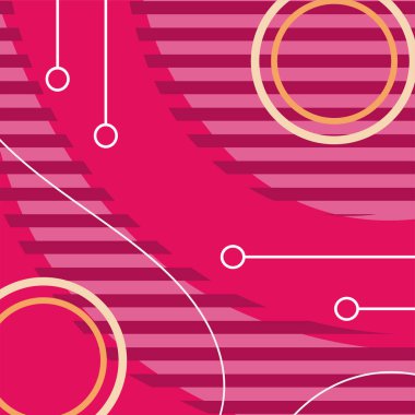 Çeşitli geometrik şekillere sahip soyut arkaplan kare kartı. Geometrik memphis tarzıyla kare duvar kağıdı.