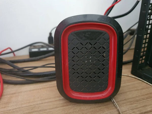 Foto Van Een Mini Audio Luidspreker Mini Luidsprekerapparaat — Stockfoto