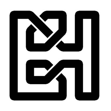 Dekoratif Kelt düğümü çizimi. Sanatsal süslemeli Kelt düğüm vektör çizimi.