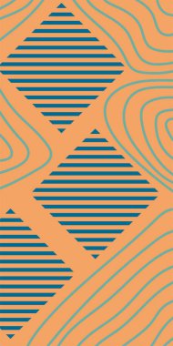 Çeşitli geometrik şekillere sahip soyut dikey arkaplan kartı. Geometrik memphis tarzına sahip dikey duvar kağıdı.