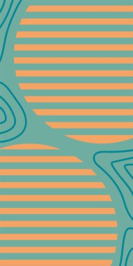 Çeşitli geometrik şekillere sahip soyut dikey arkaplan kartı. Geometrik memphis tarzına sahip dikey duvar kağıdı.