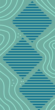 Çeşitli geometrik şekillere sahip soyut dikey arkaplan kartı. Geometrik memphis tarzına sahip dikey duvar kağıdı.