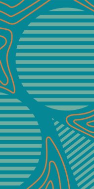 Çeşitli geometrik şekillere sahip soyut dikey arkaplan kartı. Geometrik memphis tarzına sahip dikey duvar kağıdı.