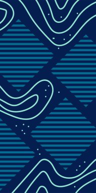 Çeşitli geometrik şekillere sahip soyut dikey arkaplan kartı. Geometrik memphis tarzına sahip dikey duvar kağıdı.