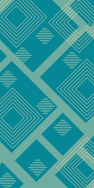 Çeşitli geometrik şekillere sahip soyut dikey arkaplan kartı. Geometrik memphis tarzına sahip dikey duvar kağıdı.