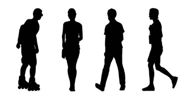 Gayri resmi kıyafet giymiş bir grup insan.