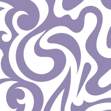 Girdap kıvrımlı doku süslemeleriyle soyut kare arkaplan.