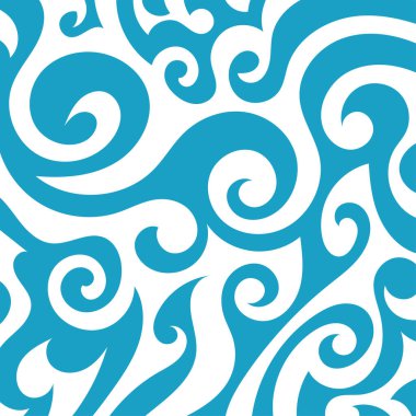 Girdap kıvrımlı doku süslemeleriyle soyut kare arkaplan.