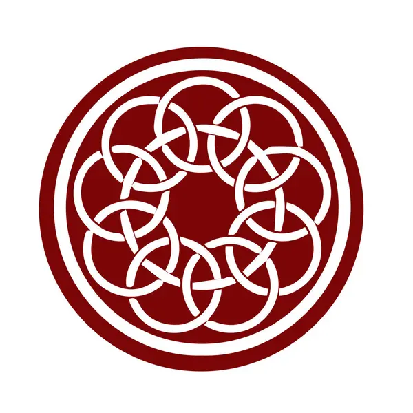 Символ Японского Клана Камон Символ Древней Японской Семьи Лицензионные Стоковые Иллюстрации