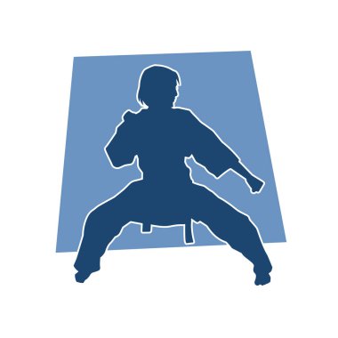 Elektro gitar çalan bir müzisyenin silueti. Bir erkek gitaristin silueti.