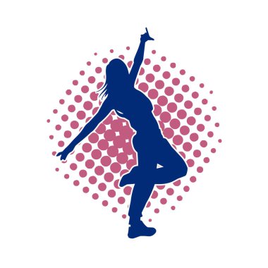 Elektro gitar çalan bir müzisyenin silueti. Bir erkek gitaristin silueti.