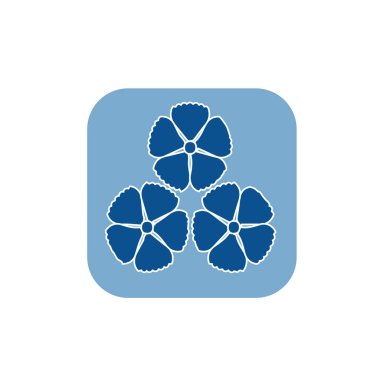 Kamon arması Japon klanının sembolü.