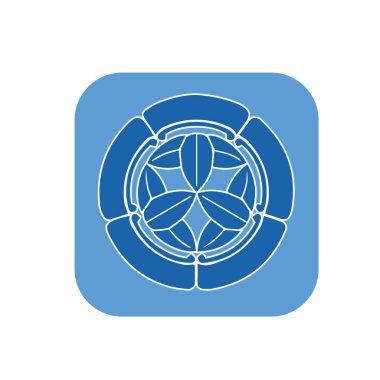 Kamon arması Japon klanının sembolü.