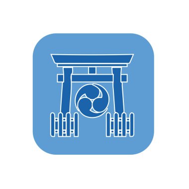 Kamon arması Japon klanının sembolü.