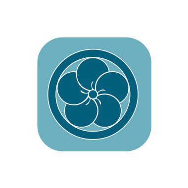 Kamon arması Japon klanının sembolü.