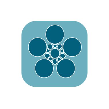 Kamon arması Japon klanının sembolü.