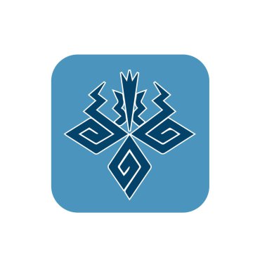 Kamon arması Japon klanının sembolü.