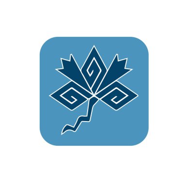 Kamon arması Japon klanının sembolü.