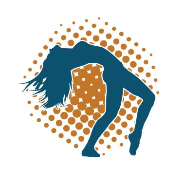 Hareket halindeki bir erkek silueti kaykay üzerinde poz veriyor. Kaykaylı bir şehir çocuğunun silueti..